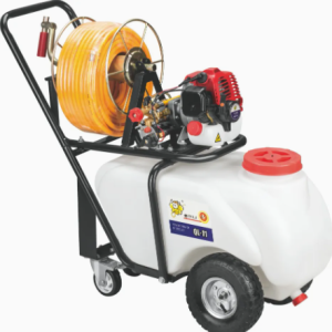 50L Tarımsal El İtme Taşınabilir Yeşil Çiftlik Sulama Benzinli Püskürtücü